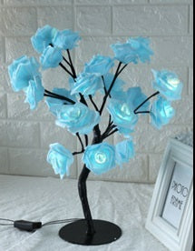 LED Tree Lamp Rose Small Lamp Modeling Table Lamp