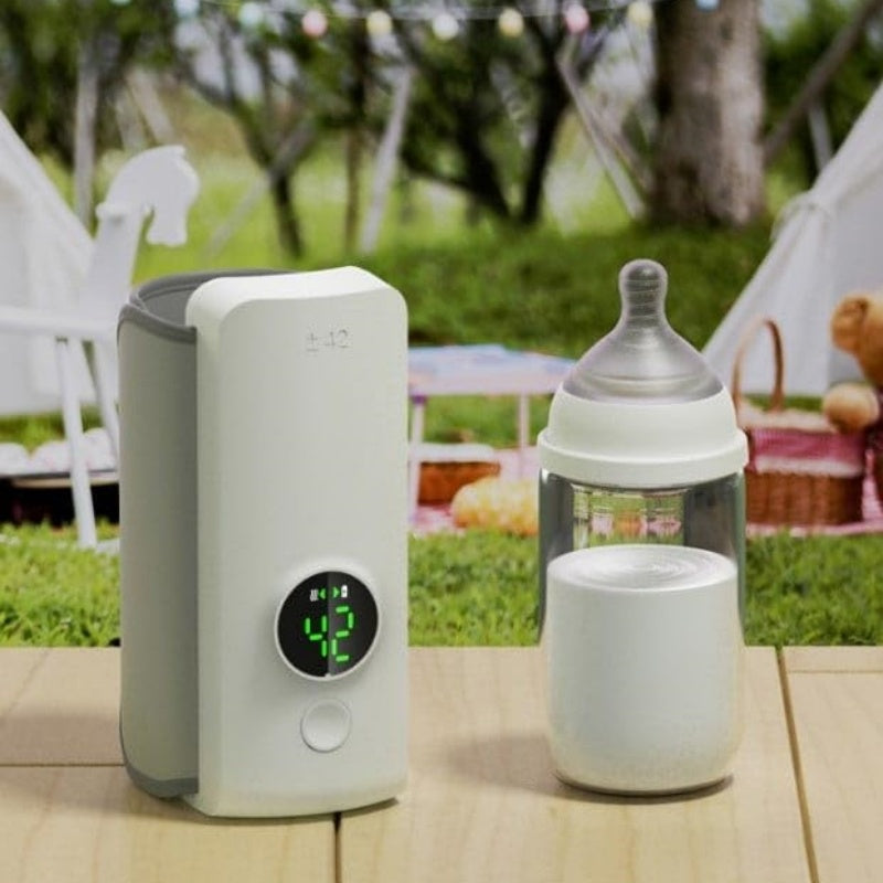 Portable Wireless USB Baby Bottle Warmer with Constant Temperature, Universal Bottle Insulation Sleeve