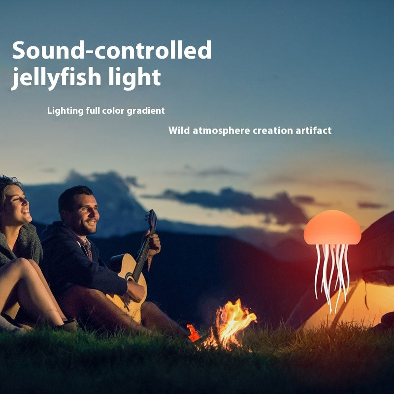 Jellyfish Mood Lamp LED Portable Decorations Smart Table Lamp For Bedside Desk