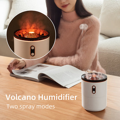 Volcanic Flame Aroma Essential Oil Diffuser USB Portable Jellyfish Air Humidifier