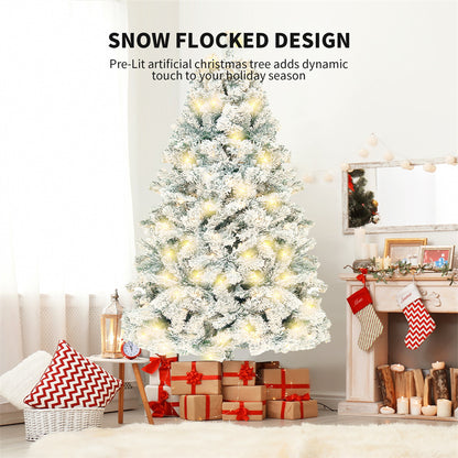 Christmas Decoration Snow Christmas Tree Mall Window Decoration Tree Cedar