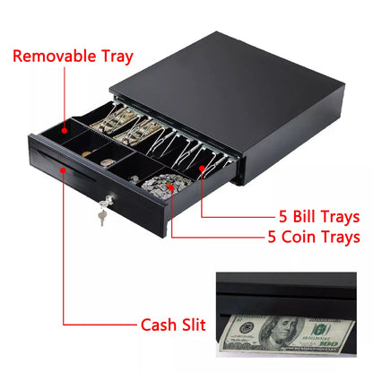 Cash Box Money Till Drawer