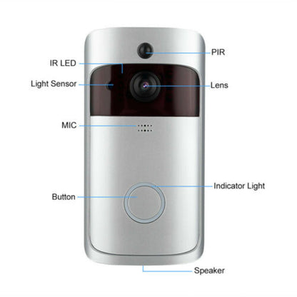 Wireless Video Camera Ringer Doorbell Ring